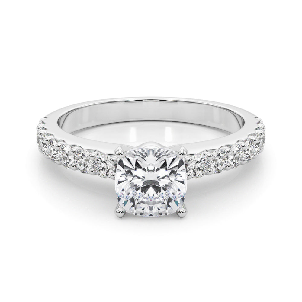 ENGAGEMENT RINGS SINGLE ROW PRONG SET - Image 3