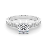 ENGAGEMENT RINGS SINGLE ROW PRONG SET - Image 3