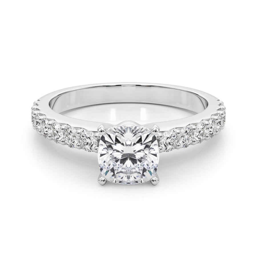 ENGAGEMENT RINGS SINGLE ROW PRONG SET - Image 3