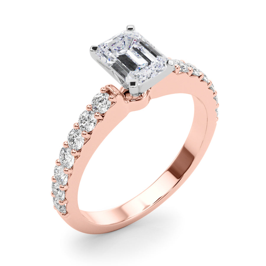 ENGAGEMENT RINGS SINGLE ROW PRONG SET - Image 9