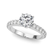 ENGAGEMENT RINGS SINGLE ROW PRONG SET - Image 2