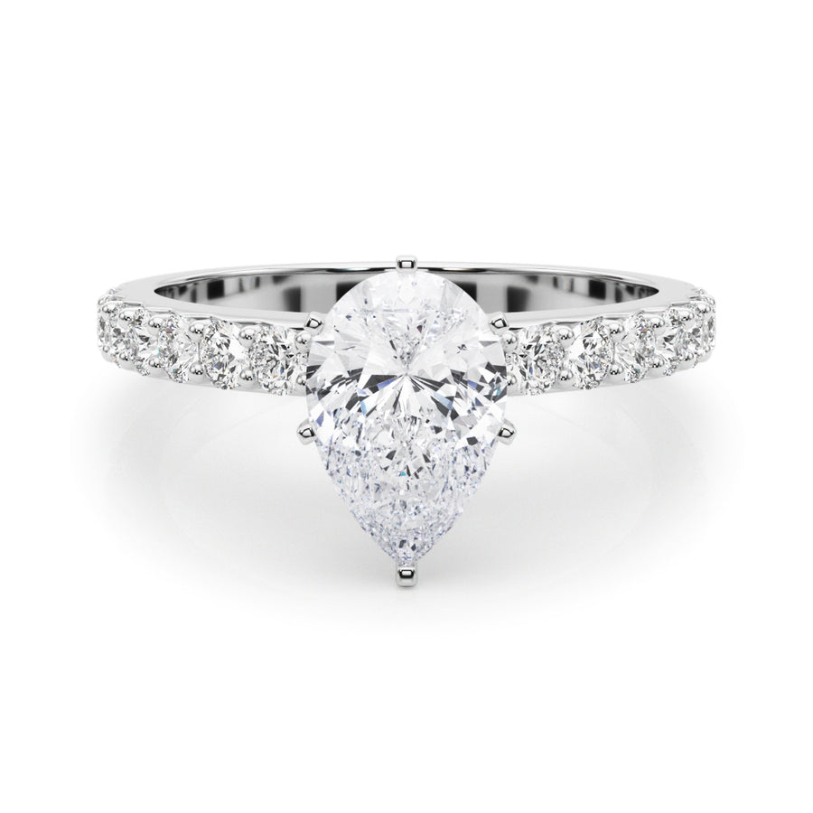ENGAGEMENT RINGS SINGLE ROW PRONG SET - Image 10