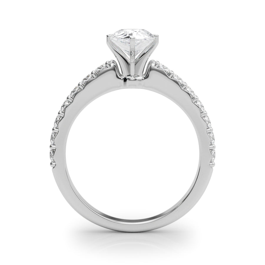 ENGAGEMENT RINGS SINGLE ROW PRONG SET - Image 4