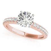 ENGAGEMENT RINGS SINGLE ROW PRONG SET - Image 4