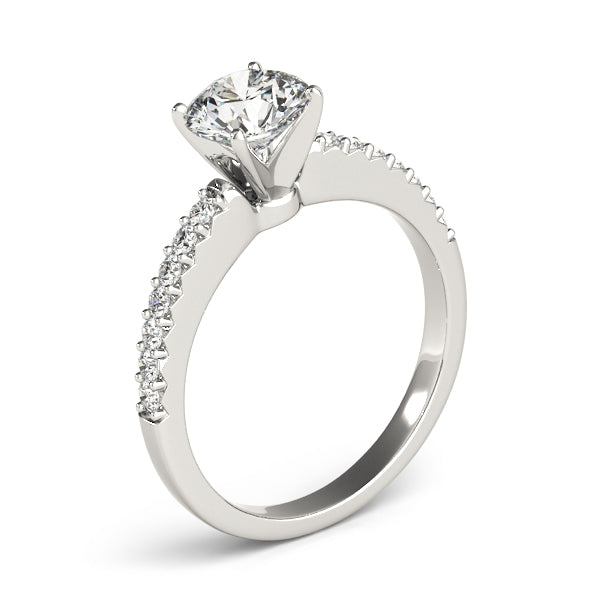 ENGAGEMENT RINGS SINGLE ROW PRONG SET - Image 10