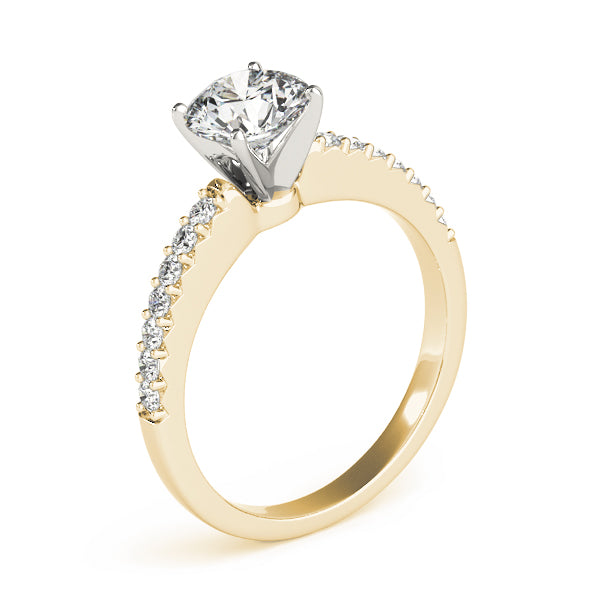 ENGAGEMENT RINGS SINGLE ROW PRONG SET - Image 3