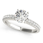 ENGAGEMENT RINGS SINGLE ROW PRONG SET - Image 2