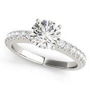 ENGAGEMENT RINGS SINGLE ROW PRONG SET - Image 2