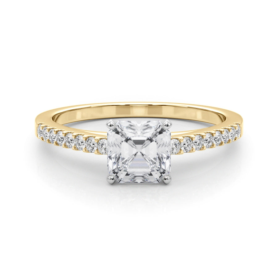 ENGAGEMENT RINGS SINGLE ROW PRONG SET - Image 9