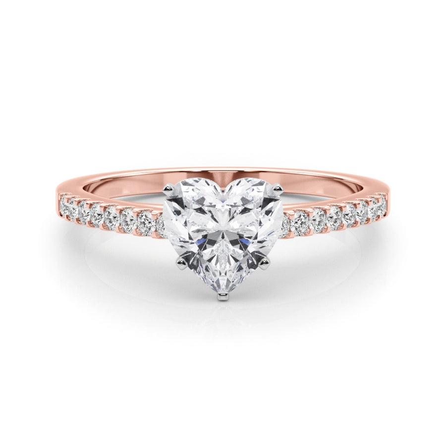 ENGAGEMENT RINGS SINGLE ROW PRONG SET - Image 10
