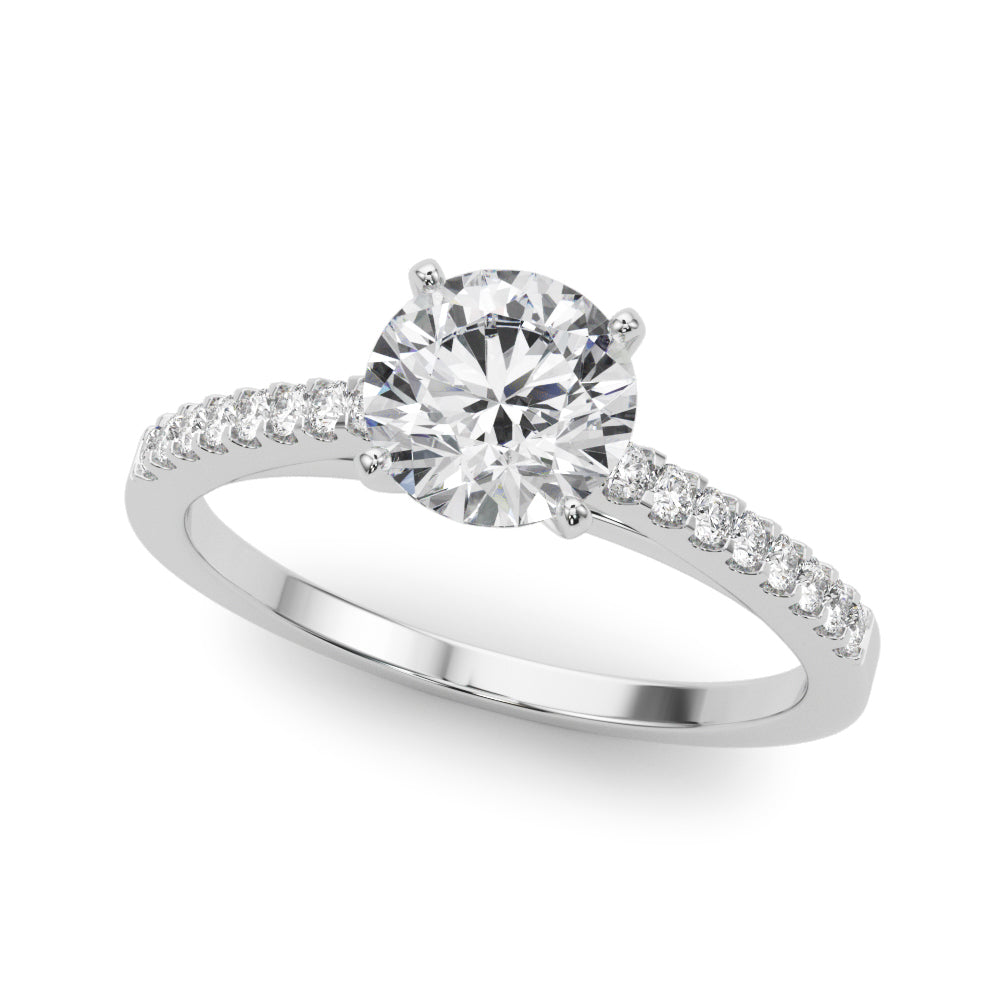 ENGAGEMENT RINGS SINGLE ROW PRONG SET - Image 2