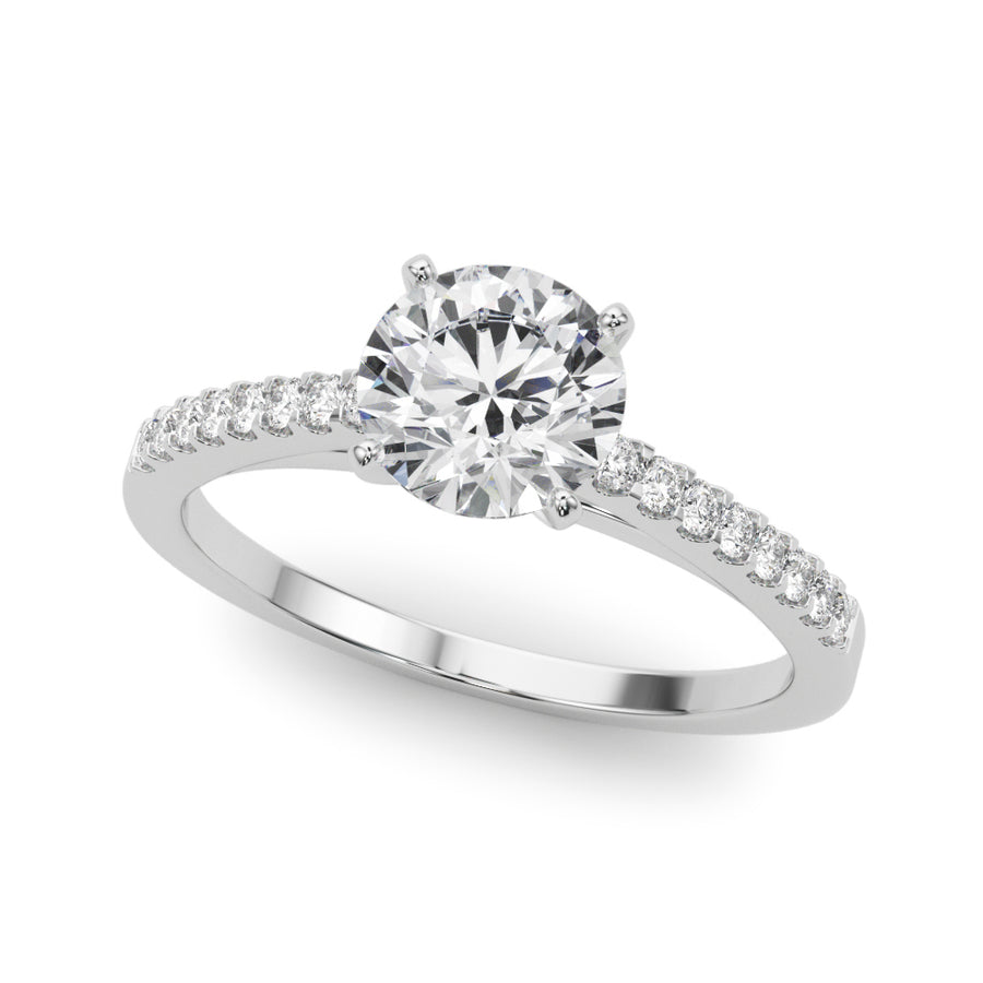 ENGAGEMENT RINGS SINGLE ROW PRONG SET - Image 2