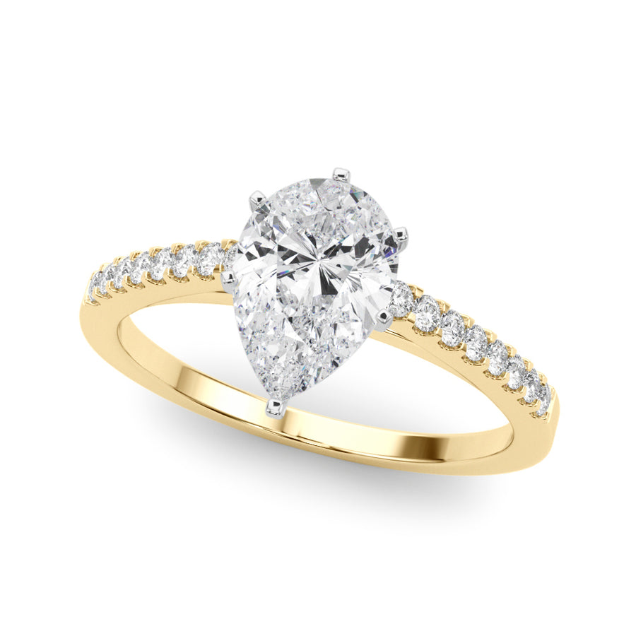 ENGAGEMENT RINGS SINGLE ROW PRONG SET - Image 7