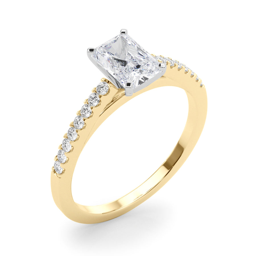 ENGAGEMENT RINGS SINGLE ROW PRONG SET - Image 4