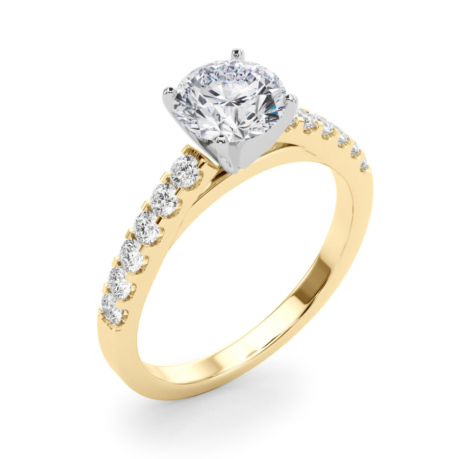 ENGAGEMENT RINGS SINGLE ROW PRONG SET - Image 5