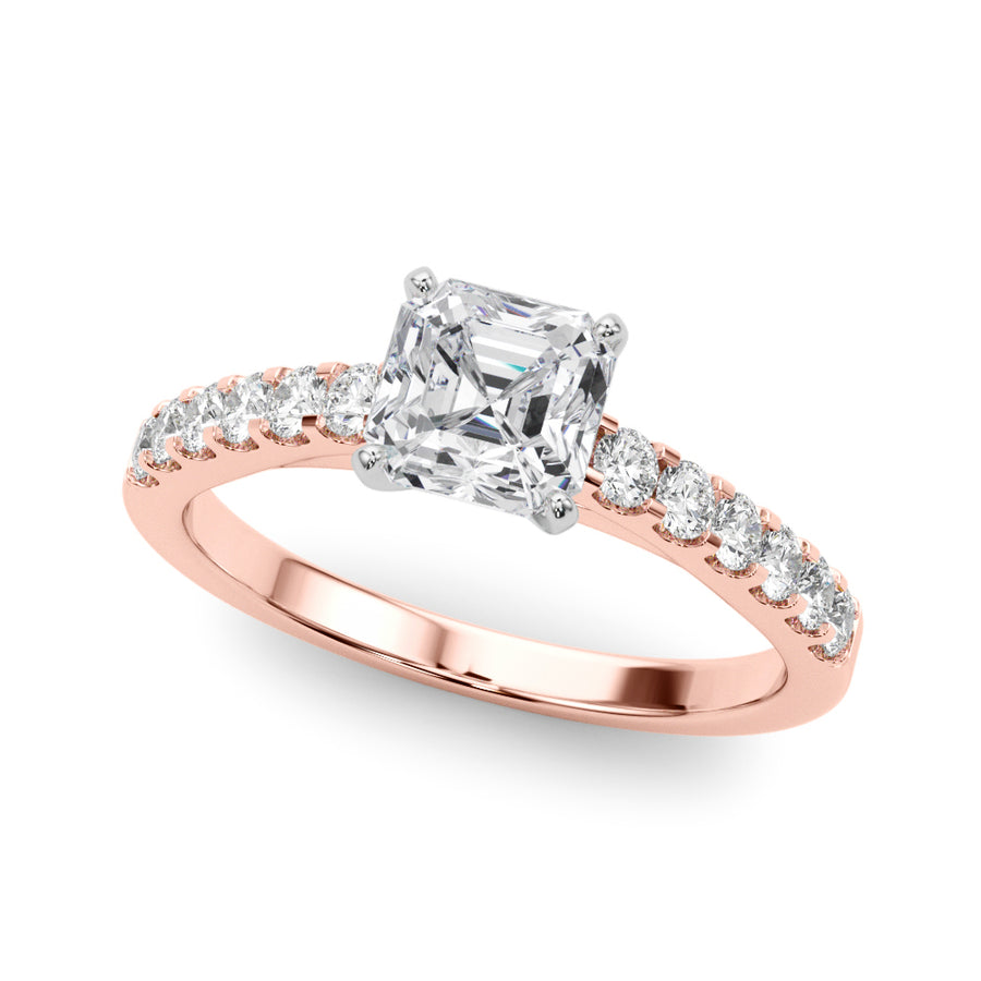 ENGAGEMENT RINGS SINGLE ROW PRONG SET - Image 4