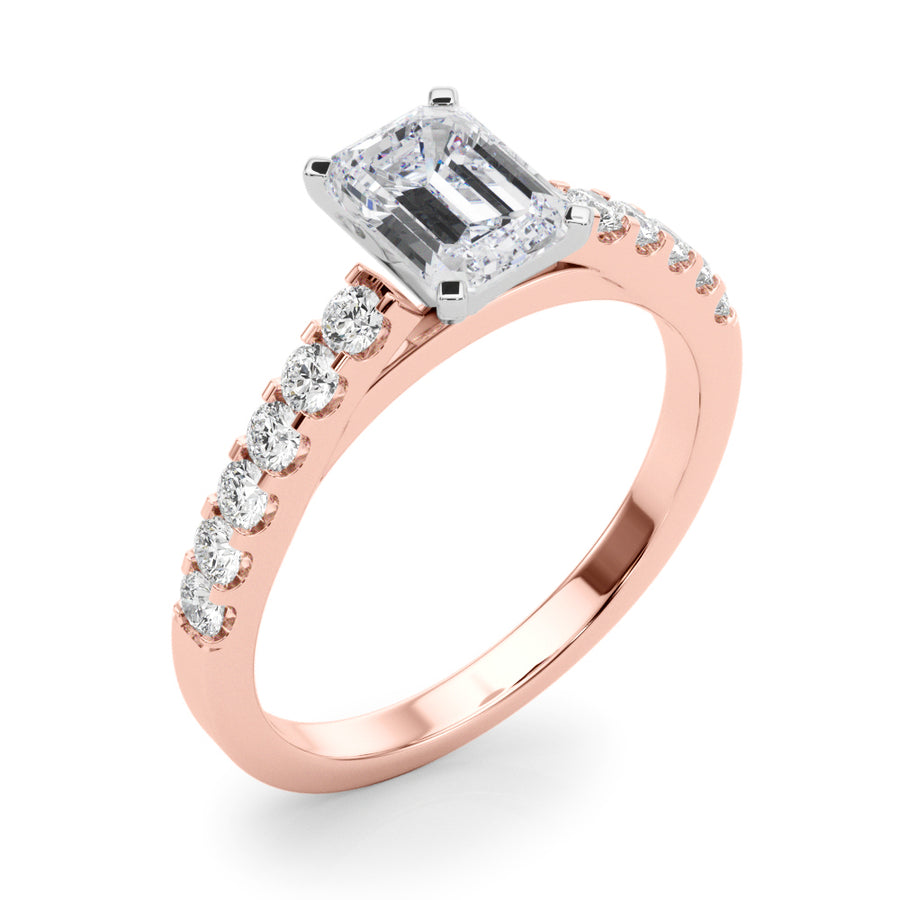 ENGAGEMENT RINGS SINGLE ROW PRONG SET - Image 10