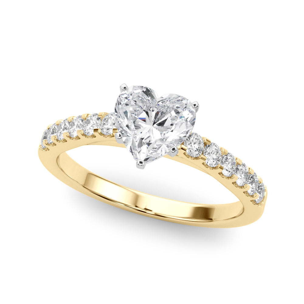 ENGAGEMENT RINGS SINGLE ROW PRONG SET - Image 3