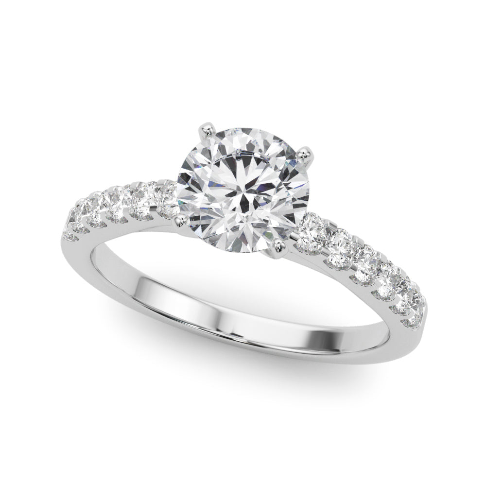 ENGAGEMENT RINGS SINGLE ROW PRONG SET - Image 2
