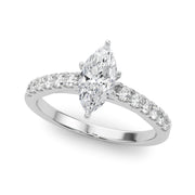 ENGAGEMENT RINGS SINGLE ROW PRONG SET - Image 9