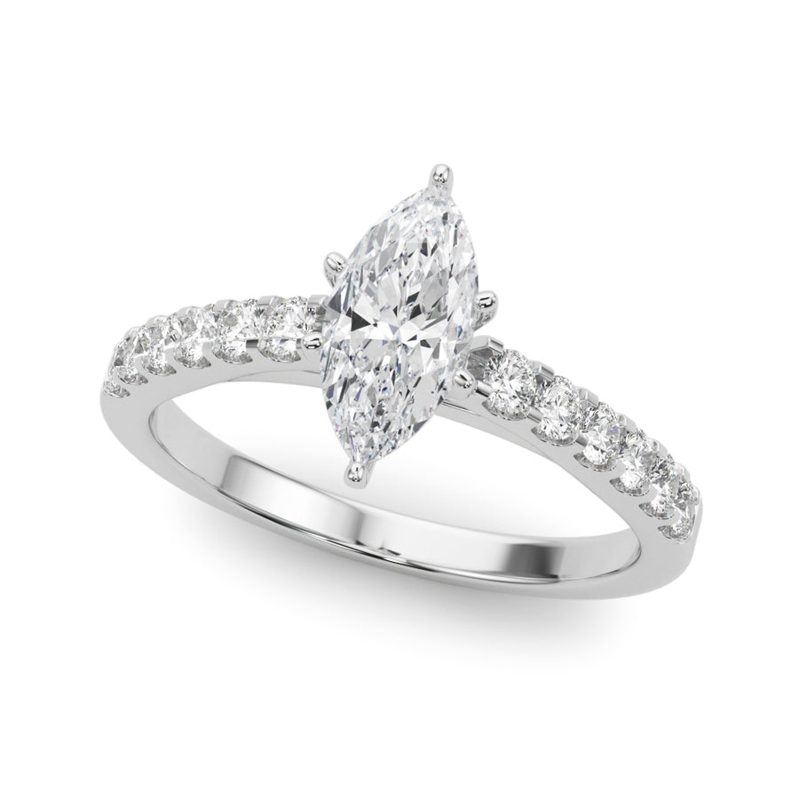ENGAGEMENT RINGS SINGLE ROW PRONG SET - Image 9