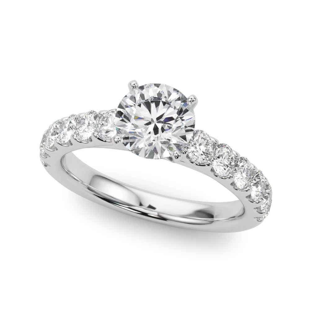 ENGAGEMENT RINGS SINGLE ROW PRONG SET - Image 2
