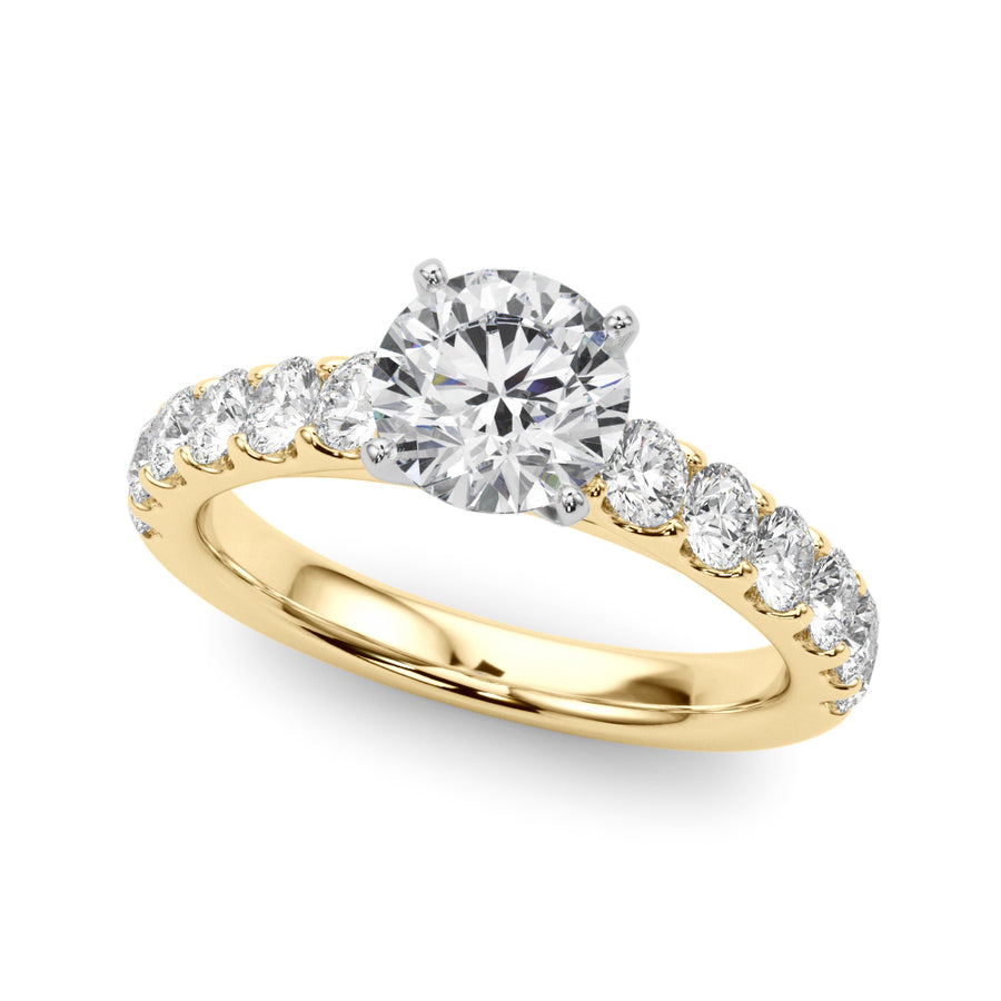 ENGAGEMENT RINGS SINGLE ROW PRONG SET - Image 6