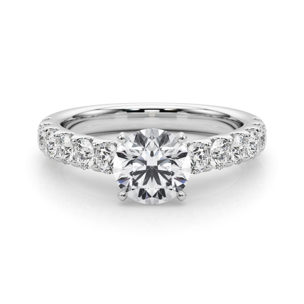 ENGAGEMENT RINGS SINGLE ROW PRONG SET - Image 3