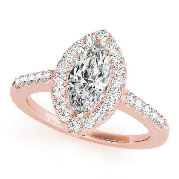 ENGAGEMENT RINGS HALO MARQUISE - Image 8