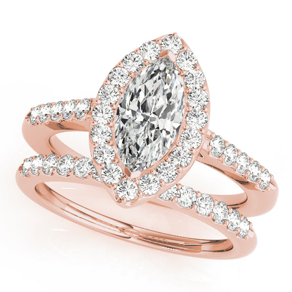ENGAGEMENT RINGS HALO MARQUISE - Image 3
