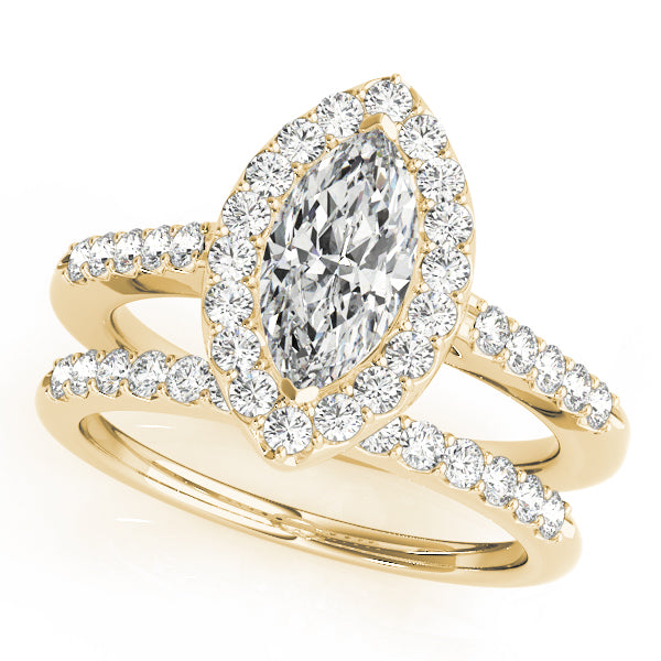 ENGAGEMENT RINGS HALO MARQUISE - Image 6