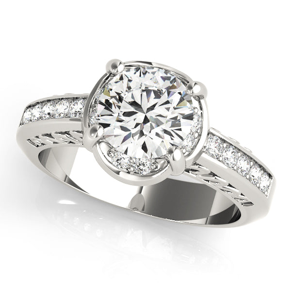 ENGAGEMENT RINGS SINGLE ROW PRONG SET - Image 2