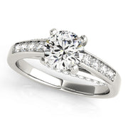 ENGAGEMENT RINGS SINGLE ROW PRONG SET - Image 2
