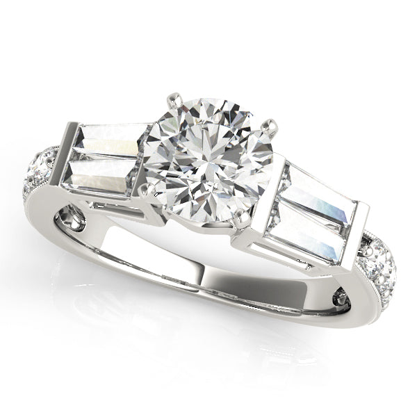 ENGAGEMENT RINGS FANCY SHAPE BAGUETTE - Image 2