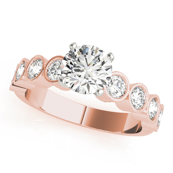 ENGAGEMENT RINGS SINGLE ROW BEZEL SET - Image 7