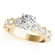 ENGAGEMENT RINGS SINGLE ROW BEZEL SET - Image 6