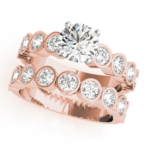 ENGAGEMENT RINGS SINGLE ROW BEZEL SET - Image 10