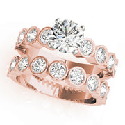 ENGAGEMENT RINGS SINGLE ROW BEZEL SET - Image 10