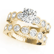 ENGAGEMENT RINGS SINGLE ROW BEZEL SET - Image 4