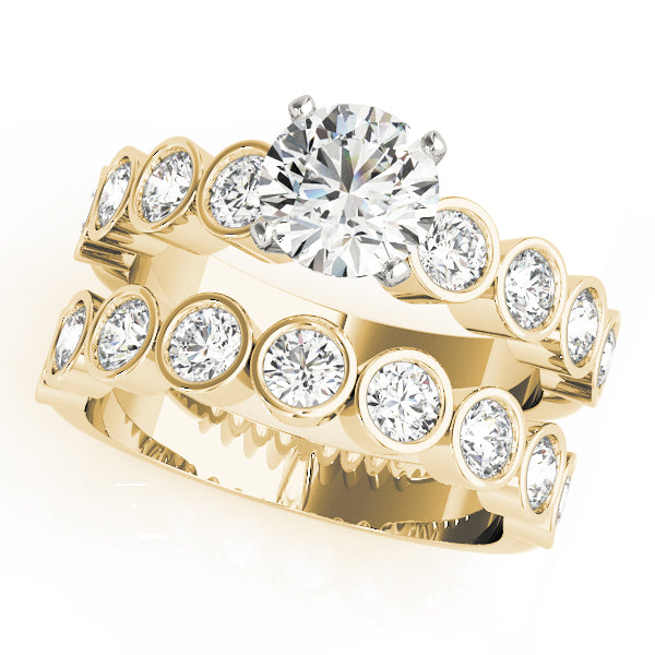 ENGAGEMENT RINGS SINGLE ROW BEZEL SET - Image 4