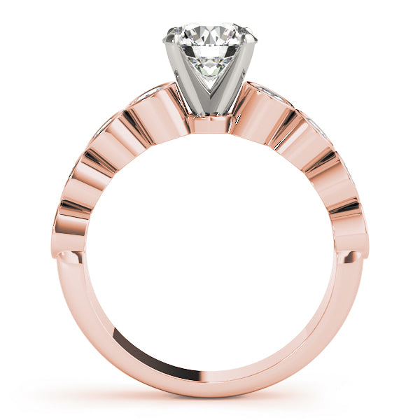ENGAGEMENT RINGS SINGLE ROW BEZEL SET - Image 5