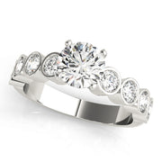ENGAGEMENT RINGS SINGLE ROW BEZEL SET - Image 2