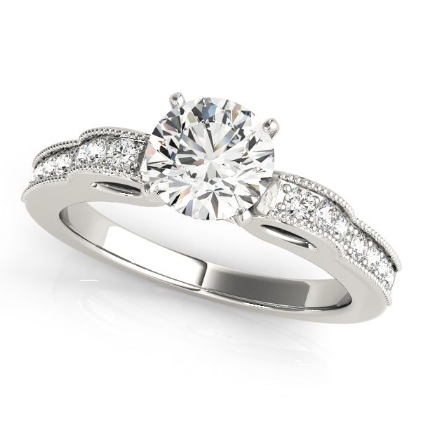 ENGAGEMENT RINGS SINGLE ROW PRONG SET - Image 2