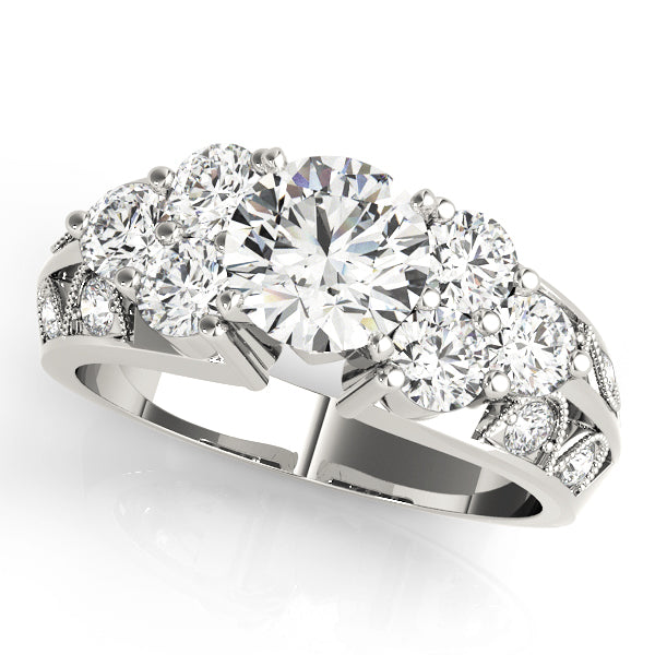 ENGAGEMENT RINGS CLUSTER SIDES - Image 2