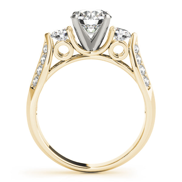 ENGAGEMENT RINGS 3 STONE ROUND - Image 5