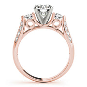 ENGAGEMENT RINGS 3 STONE ROUND - Image 10