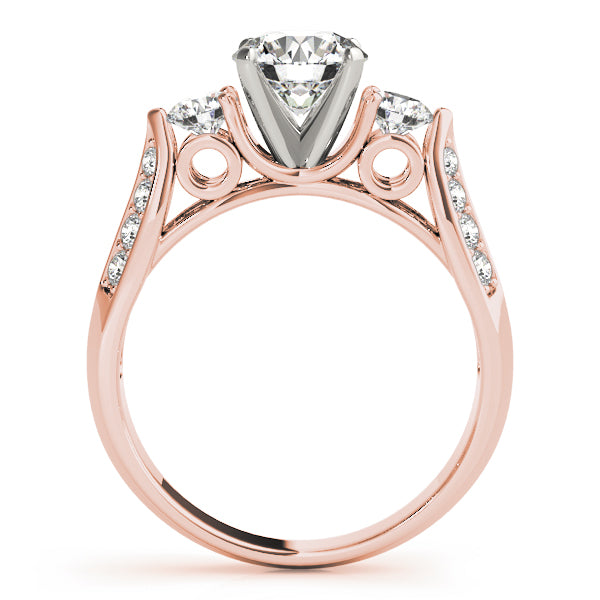 ENGAGEMENT RINGS 3 STONE ROUND - Image 10