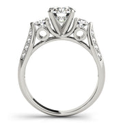 ENGAGEMENT RINGS 3 STONE ROUND - Image 6