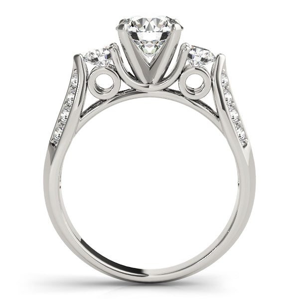 ENGAGEMENT RINGS 3 STONE ROUND - Image 6