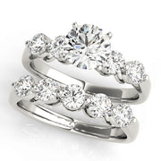 ENGAGEMENT RINGS SINGLE ROW PRONG SET - Image 3